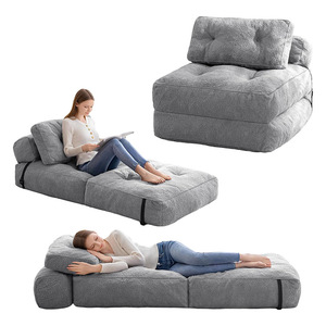 Modular <b>Sofa</b> Bed Square Foam Filling No-Wrinkle Treatment Living Room Lounge Chair - Product Image 5