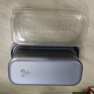 Tùy chỉnh dùng một lần thermoforming rõ ràng cấp thực phẩm Pet hình chữ nhật 5L <span class=keywords><strong>Ice</strong></span> <span class=keywords><strong>Cream</strong></span> hộp nhựa với nắp - Product Image 1