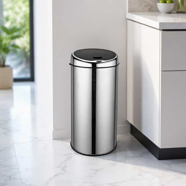8L 2 Gallon Smart Sensor Dustbin Trash Can Waste Bin Garbage Bins