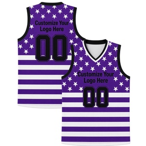 Maillot de basket-ball imprimé par sublimation, dernier design, uniforme de basket-ball personnalisé de Los Angeles, vêtements de sport - Product Image 1