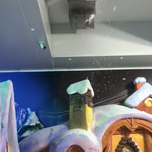 آلة الثلج للتسلية الداخلية 24 ساعة صانع تساقط الثلج الاصطناعي للديكور الاحتفالي لمرحلة عيد الميلاد - Product Image 4