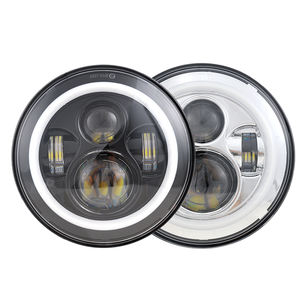 Angel Lights 7 pulgadas 7 pulgadas 7 "Round Led Halo Head Lights Faro para Jeep Wrangler Jk para <span class=keywords><strong>Land</strong></span> <span class=keywords><strong>Rover</strong></span> <span class=keywords><strong>Defender</strong></span> - Product Image 2