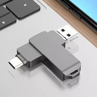 Unidad Flash USB Tipo C OTG de 1 TB para Teléfono Móvil Android, Unidad de Memoria USB, Bolsa de Polietileno Metálica, Venta al por Mayor de Fábrica, 32 GB, 64 GB, 128 GB, 256 GB, 512 GB