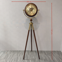Nouvelle Horloge de Sol en Métal au Design Original 2025, Style Art Déco, Aiguille Simple en Fer pour Chambre, Horloge sur Pied