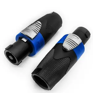 Connettore maschio per microfono con cavo Audio compatibile Speakon a 4 Pin di alta qualità