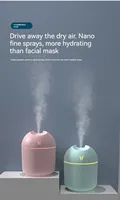 250ML Mini humidificateur d'air USB Mute Diffuseur d'huiles essentielles Portable Grand Spray Car Mist Maker avec LED Night Lamp Diffuser