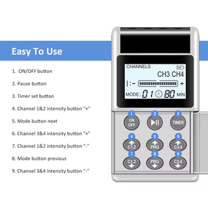 Wireless TENS Electrotherapy Machines Physiotherapy TENS Unit Electroestimulador Muscular Massager - Product Image 4