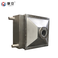 Peralatan Catu Daya Mini Penukar Panas Gas Buang Otomatis 10ton Boiler Economizer Sistem Pemulihan Panas Limbah 50kg/jam