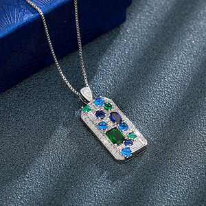 Collar con colgante geométrico para mujer, estilo vintage, joyería de moda, regalo para uso diario - Product Image 3