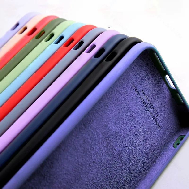 For Xiaomi Mi 8 8 SE 9 10 Pro 10T Lite Case Original Liquid Silicone Cover For Xiaomi Mi 9T 11 Mi Note 10 Pro Lite A3 Coque