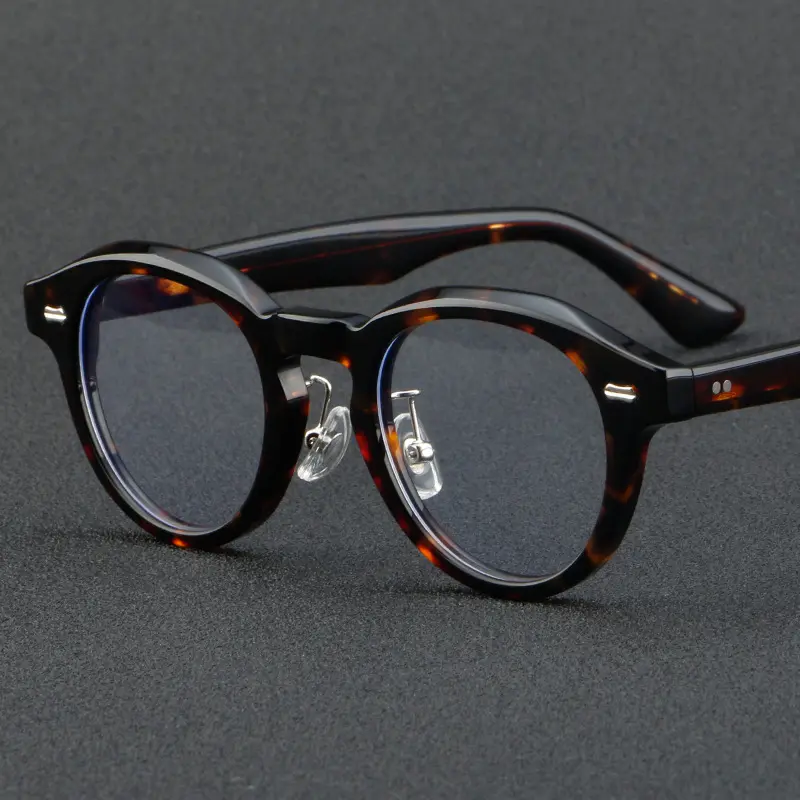 Figroad Latest Styles Eyeglasses Round Eyeglass Frames Acetate Optical Frames