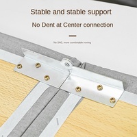 OEM/ODM Mini planche à repasser d'hôtel avec dessus de table en maille d'acier Planche à repasser pliante avec coussin de fixation en fer pour le stockage
