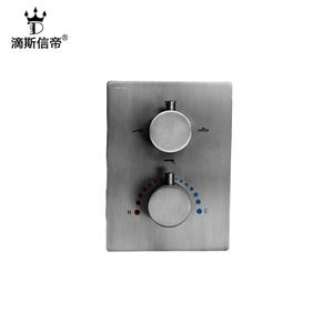 Cuerpo de Válvula Termostática Oculta para Ducha, de Cobre, con Tres Funciones, Montaje Simple en Pared - Product Image 5