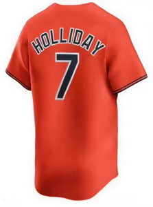 Camiseta de Béisbol Americana de Alta Calidad para Hombre, Números 25 <span class=keywords><strong>Alonso</strong></span>, 2 Henderson, 7 Holliday, 35 Rutschman, Cosida - Product Image 2