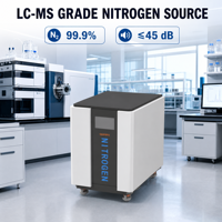 Générateur d'azote haute pureté pour LC-MS 25L/min 99,9% Conception compacte sous établi Filtration 5 étapes Point de rosée bas