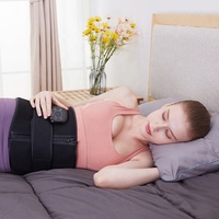 Ceinture de massage vibrante rechargeable masseur électrique de ventre de soulagement de douleur de période flexible pour la perte de poids menstruelle