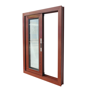 Aluminium <strong>Wooden</strong> Grain Water Proof <strong>Sliding</strong> <strong>windows</strong> - Product Image 2