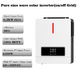 Inverter solare ibrido 3kw 4kw 5Kw 6kw 8Kw 10Kw 11Kw 5Kva onda sinusoidale pura Inverter 24V 110v 220V 24V 110V 220V Inverter - Product Image 5