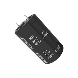 Condensador Original de Aluminio de 220 uF, Tipo Through Hole, con Conexión SNAP-IN, 85C, ELH227M450AR6AA - Product Image 1