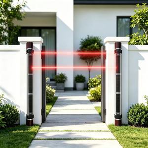 Sistem Alarm Keamanan Perimeter Nirkabel Sensor Sinar Inframerah Aktif Bertenaga Surya  Tahan Air Anti-pengusir IR untuk Luar Ruangan - Product Image 5