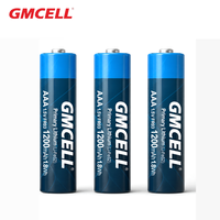 Batterie GMCELL AAA FR03 1.5V 1200mAh Li-FeS2, conforme aux normes environnementales, certifications CE et UL complètes, pour thermomètres numériques