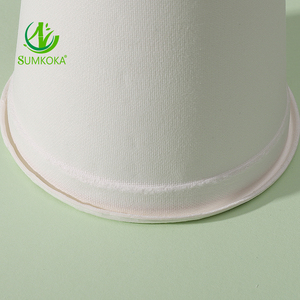Sumkoka <strong>OK</strong> COMPOST HOME Customized 8 12 16oz Compostable Sugarcane Bagasse Pulp <strong>Cups</strong> Disposable Bagasse Paper Coffee <strong>Cups</strong> - Product Image 5