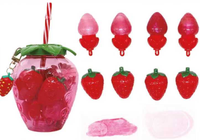 Kit Lèvres Fraise avec Baume et Gloss – Emballage Adorable – Qualité Supérieure – Fournisseur Direct Usine