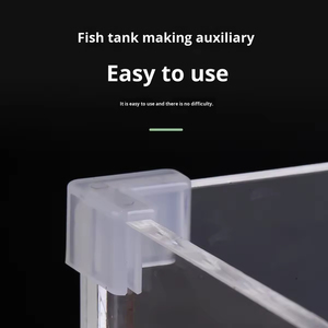Pelindung Sudut Tangki Ikan Anti Tabrakan Penutup Pelindung Lembut Transparan Segitiga Sudut Kanan Kaca Akrilik Elastis Akuarium - Product Image 2