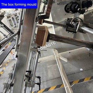 Máquina Automática de Alta Velocidad de Doble Estación para Fabricación y Formación de Cajas de Cartón para Bandejas de Comida Rápida, Personalizable, con 5 Servomotores - Product Image 4