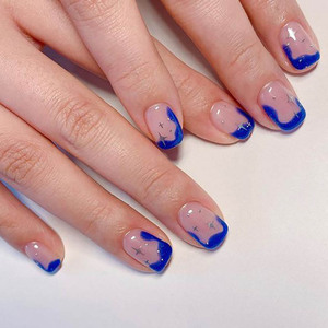 Daily Wear Short Oval Bling Glitter Full Cover Handmade Nails <strong>Capsule</strong> Faux <strong>Ongles</strong> Acrylic Luxury Handmade False Nails - Product Image 2
