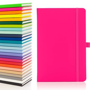 Carnet A5 en cuir rigide personnalisé pour la vente en gros, avec boucle porte-stylo, marque-page en ruban et 100 feuilles cousues - Product Image 3