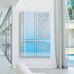 Pintura Moderna Hecha a Mano con Textura de Arena Marina en 3D sobre Lienzo, Arte de Pared Físico sin Marco, Pintura Decorativa de Alta Calidad - Product Image 5