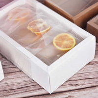 Boîte à tiroir en papier transparent avec manchon givré, impression personnalisée pour emballage de thé, parfum, savon