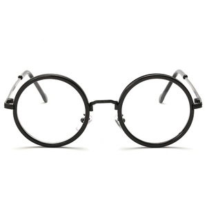 Harry Potter Style Round <b>Eyeglasses</b> <b>Frames</b> Full Rim Metal Unisex Anti Uv Clear Lens For Cosplay And Daily Wear - Product Image 1