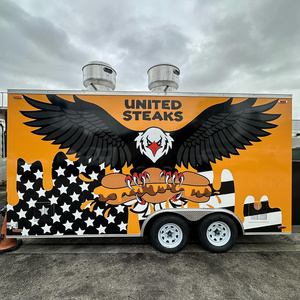 Remolques de Comida Rápida Multifuncionales Personalizables, Carritos de Café, Equipos de Cocina Completos de Acero Inoxidable para Dulces y Chips - Product Image 4