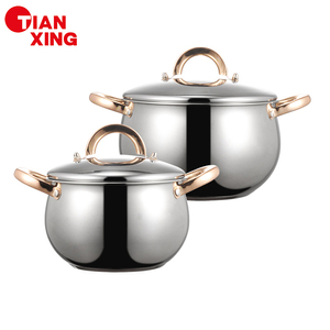 Ev ve mutfak 11 parça altın kolu pişirme tencere cum Pan buharlı tencere güveç TENCERE SETİ paslanmaz çelik tencere ve tavalar - Product Image 3