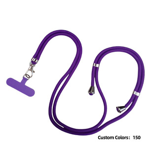 Correa para Teléfono Móvil, Ajustable, de Nailon, con Porta Tarjetas, Color Rosa, Colores Personalizados 100 - Product Image 3