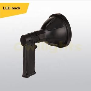 2022 equipo de caza plástico pequeño sol 5 "10W largo D-<span class=keywords><strong>istance</strong></span> Flash luz LED, antorcha recargable, linterna LED recargable - Product Image 3