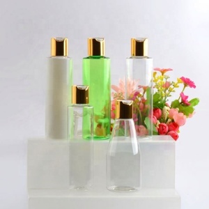 ขวดพลาสติกบรรจุภัณฑ์เครื่องสำอางสำหรับเจลอาบน้ำ แชมพู ขนาด 100 มล. 250 มล. 300 มล. 500 มล. พร้อมฝาปิดแบบกดสีทอง/สีเงิน - Product Image 3