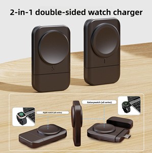 Chargeur sans fil portable pour Apple Watch 1-8/SE/Ultra/Samsung Galaxy Watch/AirPods Pro 2, chargeur magnétique rapide 5W - Product Image 2