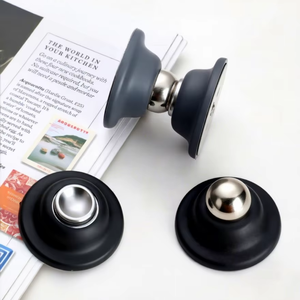 Butée <span class=keywords><strong>de</strong></span> <span class=keywords><strong>porte</strong></span> en plastique anti-collision Meilong Hardware, design moderne, sans perçage, modèle court pour salle <span class=keywords><strong>de</strong></span> bain et toilettes - Product Image 1