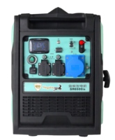 Vente directe d'usine, générateur portable ultra-silencieux à haute sécurité, 5 kW, à fréquence variable, refroidi par air, 4 temps, écologique, à essence