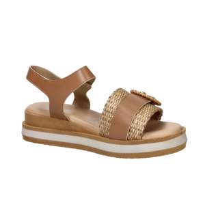 Sandalias Valleverde Donna de Madera de Sándalo Beige con Plataforma y Tacón de 37,4 cm - Product Image 2