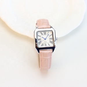 Nuovo Orologio da Polso di Design alla Moda per Uomo e Donna con Cinturino Quadrato in Pelle, Impermeabile, Semplice, per San Valentino, Coppia, al Quarzo, in Lega - Product Image 5