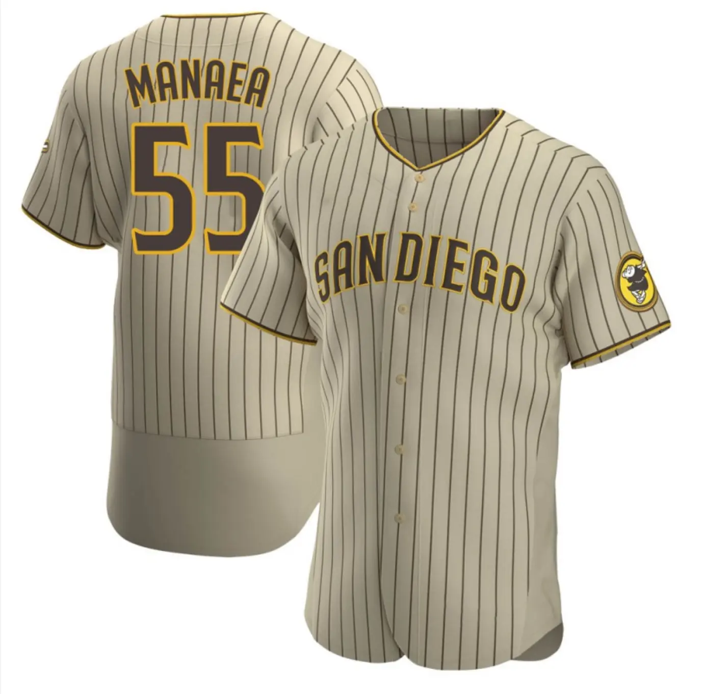 Wholesale Best Quality Custom Cheap Stitched Baseball Jerseys San Diego Padre 55 Sean Manaea