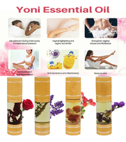 Huile de massage intime personnalisable pour le vagin, huile de détoxification Yoni à la rose