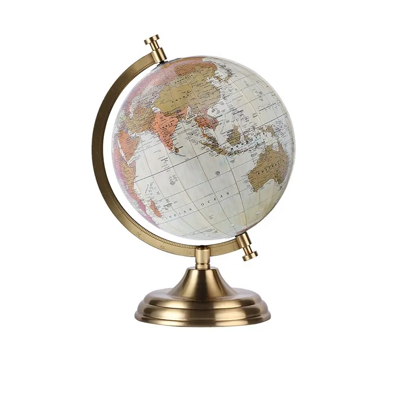 AUF LAGER! Klassische Dekor kugel mit Metall grundpapier World Globe Home & Office Dekoration Earth Globe Vintage Geschenke