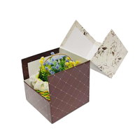 Boîtes cadeaux rigides en carton recyclé, écologiques, avec couvercle à rabat, finition mate, personnalisées, de luxe, avec logo, réutilisables pour les bougies ou les jouets