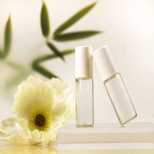 Custom Logo 5ml 10ml Glass Deodorant Essential Oil Roll on <b>Bottle</b> with Plastic Roller Ball for <b>Perfume</b> Oil - Product Image 1
