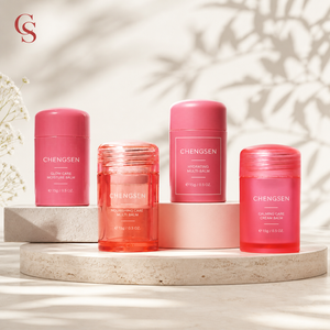 Pot de masque pour les lèvres en PP de 15g, style « Hana », inspiré de <span class=keywords><strong>Fenty</strong></span> Skin, personnalisé en usine, avec mécanisme de base rotatif - Product Image 1